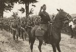 Ppor. �ukasz Ciepli�ski jako dow�dca kompanii przeciwpancernej II batalionu 62 pu�ku piechoty w 1939 r. (fot. ze zb. rodzinnych).