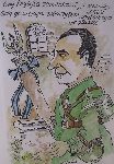 P�k Edward Godlewski w prywatnym zbiorze "14 Pu�k U�an�w Jaz�owieckich na weso�o", rys. Krzysztof Go�dzik (dok. udost�pni�: Krzysztof Go�dzik).