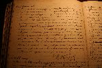 Zapis w Ksi�dze ochrzczonych z 1907 r. Metryka chrztu Wincentego D�browy. Parafia Orszymowo. Diecezja p�ocka.