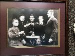 Albin Rzepiak (drugi z lewej) w�r�d �o�nierzy Wojska Polskiego, m.in. brata �ony Stanis�awa Bochniaka (drugi z prawej), ok. 1932 r. (fot. ze zb. rodzinnych).