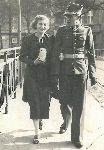 Micha� Tru�ko z narzeczon� Emili� w 1938 r.