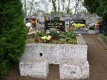 Nagrobek mjra Zygmunta Roszkowskiego - �wierczyn, gm. Top�lka, pow. radziejowski, cmentarz parafialny, stan z 2008r. (publikacja za zgod� Urz�du Gminy Top�lka).