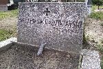 Strz. Mieczys�aw Radzikowski - upami�tniony na cm. w Solcy Wielkiej. Stan z dn. 26. 07. 2012 r. [fot. Staszek S�omczy�ski "staahoo" (��d�)].