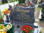 Stanis�aw Pilarski upami�tniony na tablicy nagrobnej grobu rodzinnego na cm. parafialnym w Szubinie. Stan z dn. 14. 08. 2012 r. (fot. Marek Biernacki).