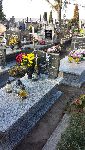 Mogi�a strz. Adama Janowskiego na cmentarzu parafialnym w Mnichu. Stan z listopada 2014 r. (fot. Wies�aw Paluchowski).