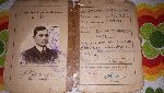 Legitymacja s�u�bowa Mieczys�awa Jaryczewskiego jako komendanta S�u�by Ochrony Kolei na Elektrycznych Kolejach Dojazdowych wystawiona 20 kwietnia 1945 r. (fot. ze zb. rodzinnych).