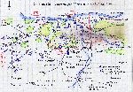 Szkic dzia�a� odwrotowych 37 pp w dniach 17-20. 09. 1939 r., oprac. G. S�dkowski, wrzesie� 2013 (dok. ze zb. G. S�dkowskiego).