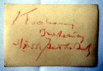 Rewers fotografii Wac�awa Bartosiaka (z prawej) w towarzystwie bratanicy Teresy Krystyny Wilk i nieznanego kuzyna, okres powojenny (fot. ze zb. rodzinnych Romana Wilka).