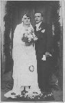 Zdj�cie �lubne Jana Kurenia z Mariann� Szyd�owsk� z 1934 r.