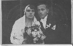 Zdj�cie �lubne Jana Kurenia z Mariann� Szyd�owsk� z 1934 r.