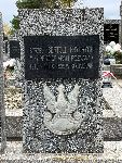 Bertold Frydrych upami�tniony na imiennej tabliczce epitafijnej na jednej z mogi� zbiorowych kwatery wojennej na cmentarzu parafialnym w Bolimowie. Stan z dn. 14 pa�dziernika 2024 r. (fot. �ukasz Klimek).