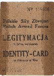 Legitymacja by�ego je�ca wojennego