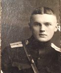 Boles�aw Wodecki tu� po awansie na chor��ego armii rosyjskiej, 1917 r. (fot. ze zb. rodzinnych).
