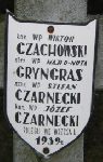 Stefan Czarnecki, upami�tniony na imiennej tablicy epitafijnej na wydzielonej kwaterze na cmentarzu rzymskokatolickim w Juliopolu.