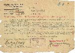 Pismo Polskiej Komisji Strat Oflagu VII A Murnau do Anny Burkiewicz w K�pnie z 29 listopada 1942 r. ws. poszukiwania zaginionego ppor. Antoniego Burkiewicza (dok. ze zb. rodzinnych).