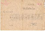 Pismo z PCK z 3 stycznia 1947 r. ws. ustalenia miejsca spoczynku Ludwika (ze zbior�w rodziny Brysk�w z Nawry)