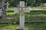 Leopold Filipiszyn upami�tniony na imiennej tabliczce epitafijnej na jednej z mogi� cmentarza wojennego w Granicy. Stan z dn. 12. 06. 2011 r. (fot. Krzysztof Bielawski / "Wirtualny Sztetl" - www.sztetl.org.pl).