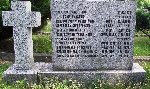 Edward Lankamer upami�tniony na zbiorczej imiennej tablicy epitafijnej na jednej z mogi� zbiorowych kwatery wojennej na cmentarzu rzymskokatolickim pw. �w. Antoniego w �odzi, ul. Solec. Stan z dn. 24 czerwca 2011 r. (fot. Zbigniew Adamas).