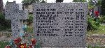 Jedna z wielu tablic epitafijnych kwatery wojskowej zmar�ych od ran �o�nierzy wrze�nia 1939r. oraz os�b cywilnych - Cmentarz Rzymskokatolicki pw. �w. Antoniego w �odzi, ul. Solec 11 - „Mania”. W�r�d poleg�ych – szer. J�zef Grajewski. (fot. Zbigniew Adamas, 24.06.2011r.)
