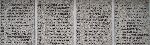 St. strz. Ludwig Chachuj – fragment zbiorowej imiennej tablicy epitafijnej kwatery wojennej w ��czycy. (fot. Zbigniew Adamas, w dn. 08.09.2011r.)