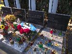 Ppor. Edward Kramarski - zbiorowa mogi�a �o�nierzy lotnictwa WP, Cm. Wojsk. pw. �w. Jerzego w �odzi. (fot. Zbigniew Adamas, w dn. 03.11.2011r.)