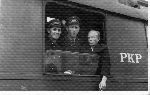 Edmund Napiera�a jako kolejarz Polskich Kolei Pa�stwowych, po 1945 r. (fot. ze zb. rodzinnych).