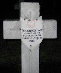 Edward Winger, upami�tniony na imiennej tablicy epitafijnej na cmentarzu wojennym w Sochaczewie - Trojanowie, Al. 600-lecia. Stan z 2005 r.