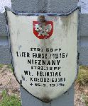 W�adys�aw Feliksiak, upami�tniony na imiennej tablicy epitafijnej na kwaterze wojennej na cmentarzu rzymskokatolickim w Rybnie. Stan z 2005r.
