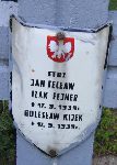 Boles�aw Kijek, upami�tniony na imiennej tablicy epitafijnej na kwaterze wojennej na cmentarzu rzymskokatolickim w Rybnie. Stan z 2005r.