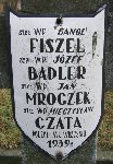 Banol Fiszel, upami�tniony na imiennej tablicy epitafijnej na wydzielonej kwaterze na cmentarzu rzymskokatolickim w Juliopolu.