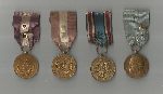 Odznaczenia przyznane J�zefowi Gruszewiczowi przed 1939 r. (pami�tki ze zb. rodzinnych, fot. Marcin Piotrowski).