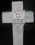 Gertruda Pojsed, upami�tniona na imiennej tablicy epitafijnej na cmentarzu wojennym w Sochaczewie - Trojanowie, Al. 600-lecia. Stan z 2005 r.