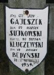 Roman Bedy�ski (B�dy�ski), upami�tniony na imiennej tablicy epitafijnej na wydzielonej kwaterze na cmentarzu rzymskokatolickim w Juliopolu.