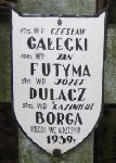 J�zef Dulacz, upami�tniony na imiennej tablicy epitafijnej na wydzielonej kwaterze na cmentarzu rzymskokatolickim w Juliopolu.