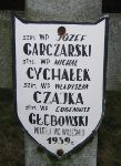 Eugeniusz Gl�bowski (G��bowski), upami�tniony na imiennej tablicy epitafijnej na wydzielonej kwaterze na cmentarzu rzymskokatolickim w Juliopolu.