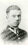 Jan Witold Grabi�ski jako podporucznik 14 pu�ku piechoty (fot. ze zb. Mariana Ropejki).