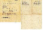 Za�wiadczenie o przedmiotach znalezionych przy poleg�ym Janie Myszkierze (dok. ze zb. rodzinnych). 