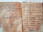 Ksi��eczka wojskowa Stanis�awa Rewersa wystawiona w Rejonowej Komendzie Uzupe�nie� W�oc�awek w okresie powojennym (dok. ze zb. rodzinnych).