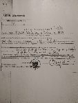 Za�wiadczenie o s�u�bie wojskowej Kazimierza Nowaka wydane w 1973 r. przez Powiatowy Sztab Wojskowy we W�oc�awku (dok. ze zb. rodzinnych).