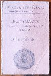 Legitymacja nr 62198 odznaki strzeleckiej III klasy wydana strz. Edmundowi ��cznemu w dniu 25 lipca 1932 r. (dok. ze zb. rodzinnych).