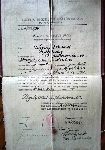 �wiadectwo z�o�enia egzaminu czeladniczego w zawodzie kowalskim przez Edmunda ��cznego wystawione 7 kwietnia 1939 r. w Bydgoszczy przez Izb� Rzemie�lnicz� w Toruniu (dok. ze zb. rodzinnych).