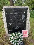 Witkowice, tablica pami�tkowa. Stan z dn. 16 maja 2025 r. (fot. Miros�aw Wronkowski).