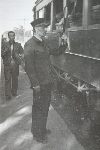 Mieczys�aw Jaryczewski jako pracownik Elektrycznych Kolei Dojazdowych w Warszawie (fot. ze zb. rodzinnych).