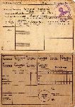 Rewers karty kwitowej (Quittungskarte) Edmunda Napiera�y jako cywilnego robotnika przymusowego w III Rzeszy wystawionej 30 maja 1944 r. (dok. ze zb. rodzinnych).