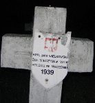 Jan Walkowiak (Wielkowski), upami�tniony na imiennej tablicy epitafijnej na cmentarzu wojennym w Sochaczewie - Trojanowie, Al. 600-lecia. Stan z 2005 r.