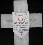 Kazimierz Zehner, upami�tniony na imiennej tablicy epitafijnej na cmentarzu wojennym w Sochaczewie - Trojanowie, Al. 600-lecia. Stan z 2005 r.