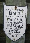 Wincenty P�askacz (Plaskacz), upami�tniony na imiennej tablicy epitafijnej na wydzielonej kwaterze na cmentarzu rzymskokatolickim w Juliopolu.