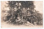 Konstanty Wojtania (w g�rnym rz�dzie, trzeci z lewej) w czasie s�u�by w Wojsku Polskim, 1920 r. (fot. ze zb. rodzinnych).