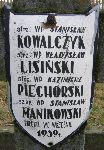 Stanis�aw Manikowski, upami�tniony na imiennej tablicy epitafijnej na wydzielonej kwaterze na cmentarzu rzymskokatolickim w Juliopolu.