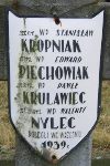 Franciszek (Stanis�aw) Kropniak, upami�tniony na imiennej tablicy epitafijnej na wydzielonej kwaterze na cmentarzu rzymskokatolickim w Juliopolu.